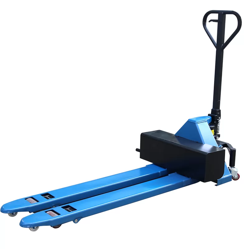 Transpaleta con garfo regulable AFPT1000E